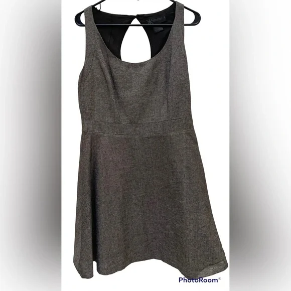 Kardashian Kollection Dresses | Kardashian Kollection Metallic Tank Dress, Size Large | Color: Black/Gray | Size: L | Pm-82236526'S Closet